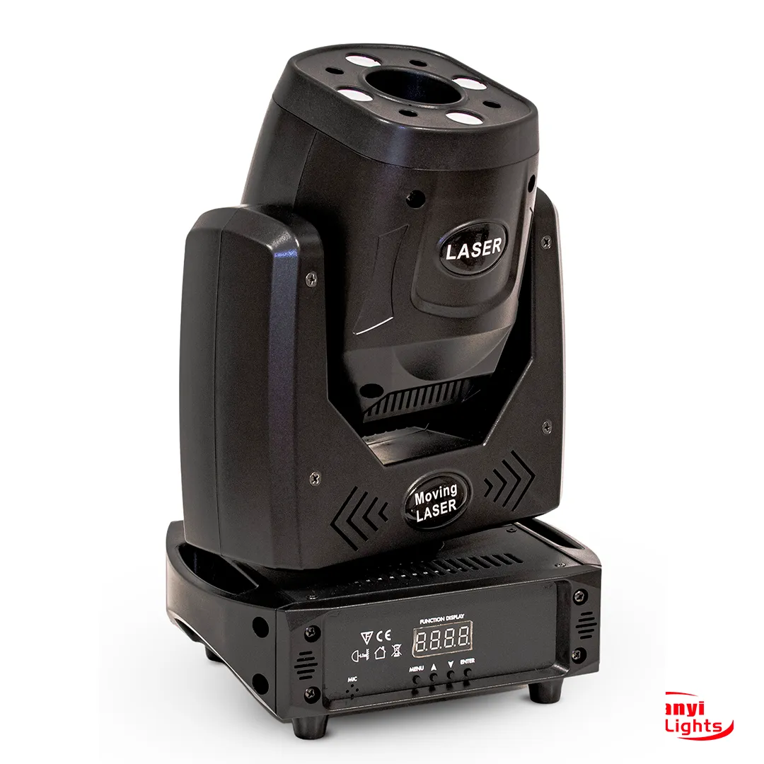 Cabezal movil（4 Led RGBW)+Laser 2W RGB